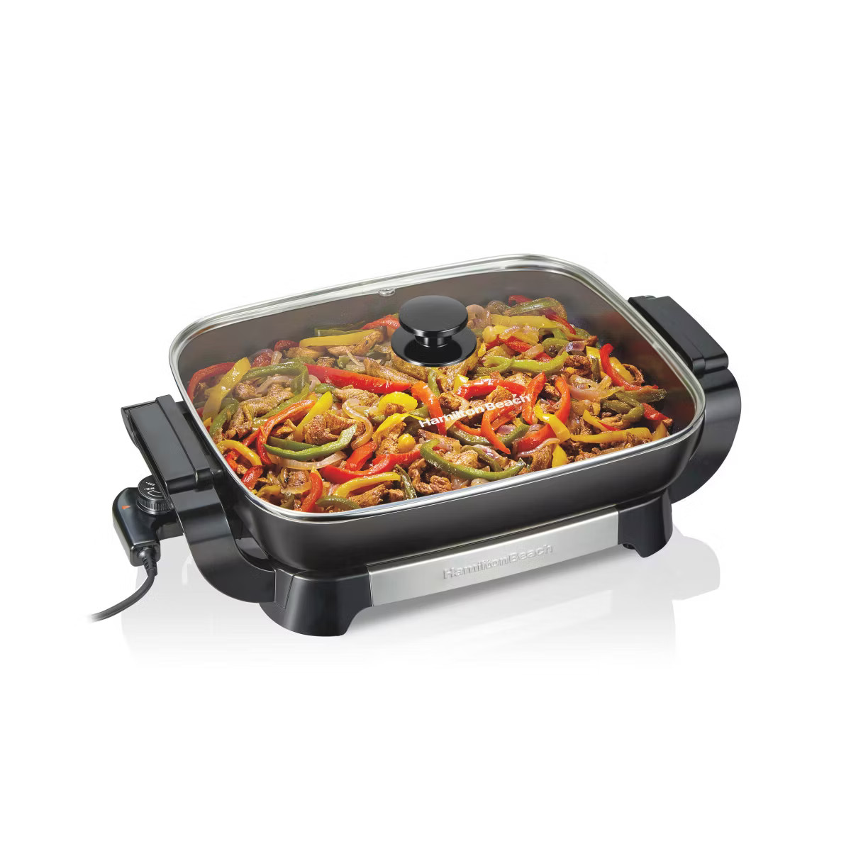 Hamilton Beach 20.5" Durathon Ceramic Reversible Nonstick Electric Skillet Black: 1500W Electric ... | Target