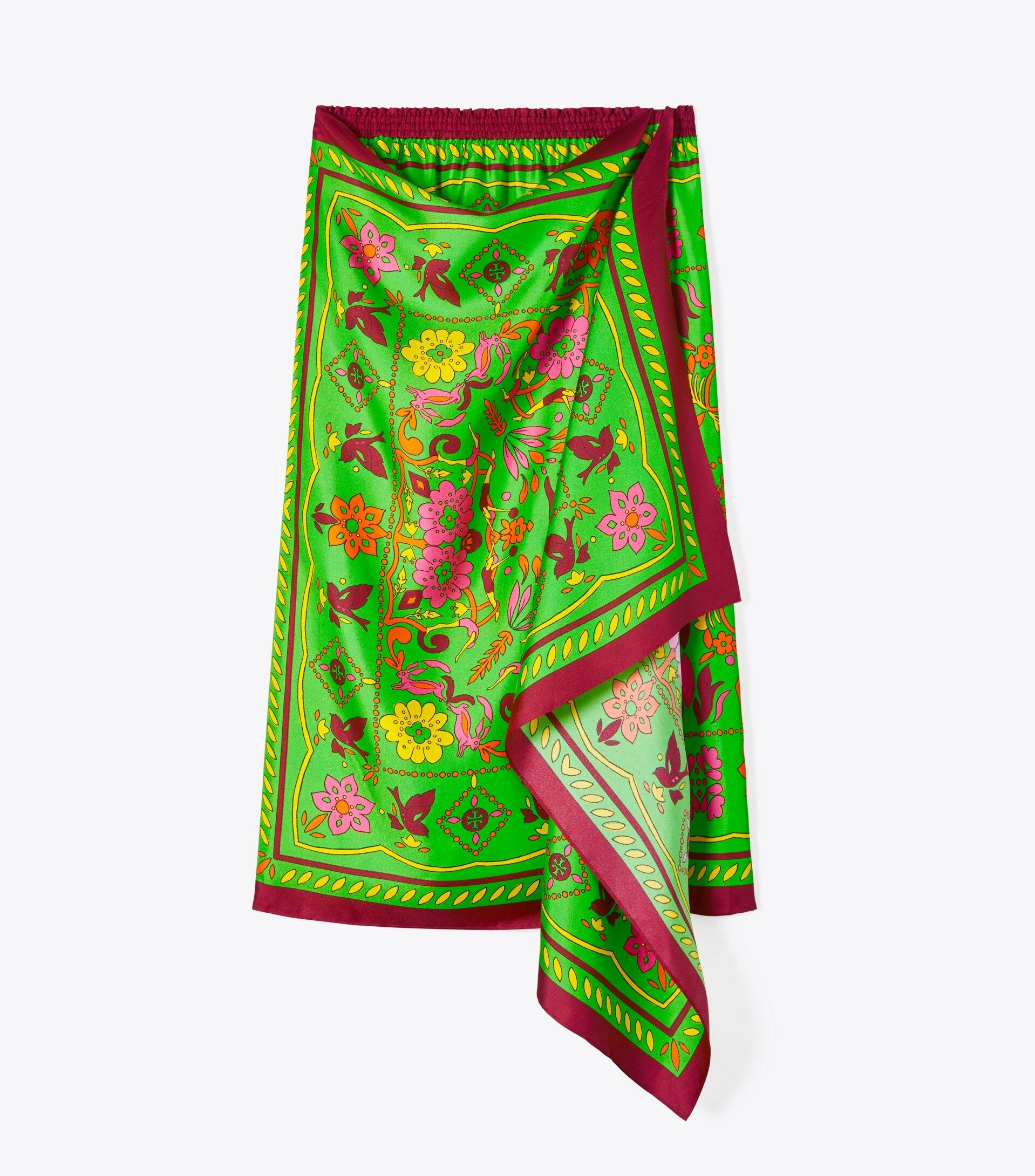 Silk Scarf Sarong Skirt | Tory Burch (US)