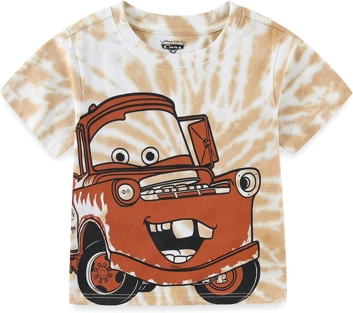 Disney Cars Toy Story Boys Short Sleeve T-Shirt for Toddler and Big Kids | Amazon (US)