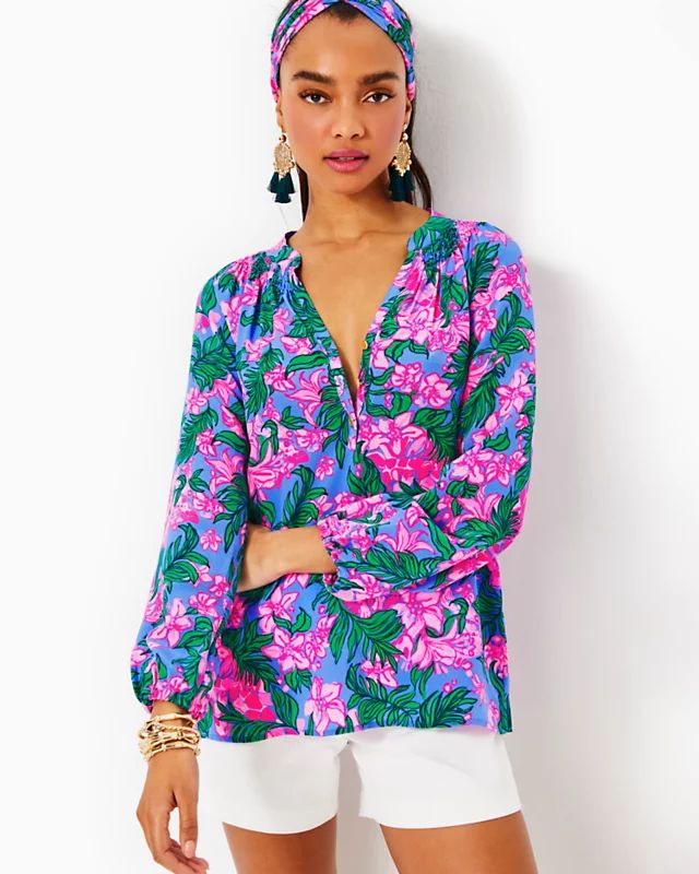 Elsa Silk Top | Lilly Pulitzer