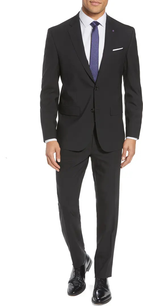 Jay Trim Fit Solid Wool Suit | Nordstrom