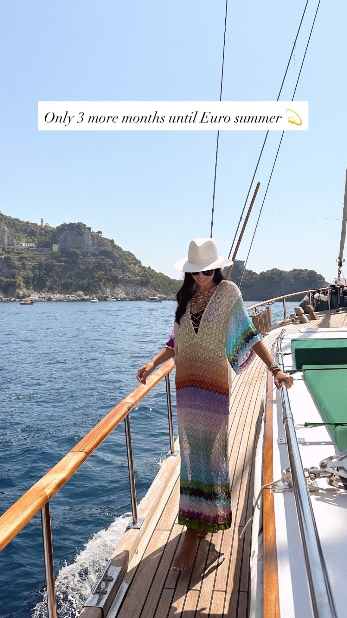 Only 3 more months until Euro summer 💫 Missoni kaftan, Capri outfit. 

#LTKspringtrends #LTKSwim #LTKspring