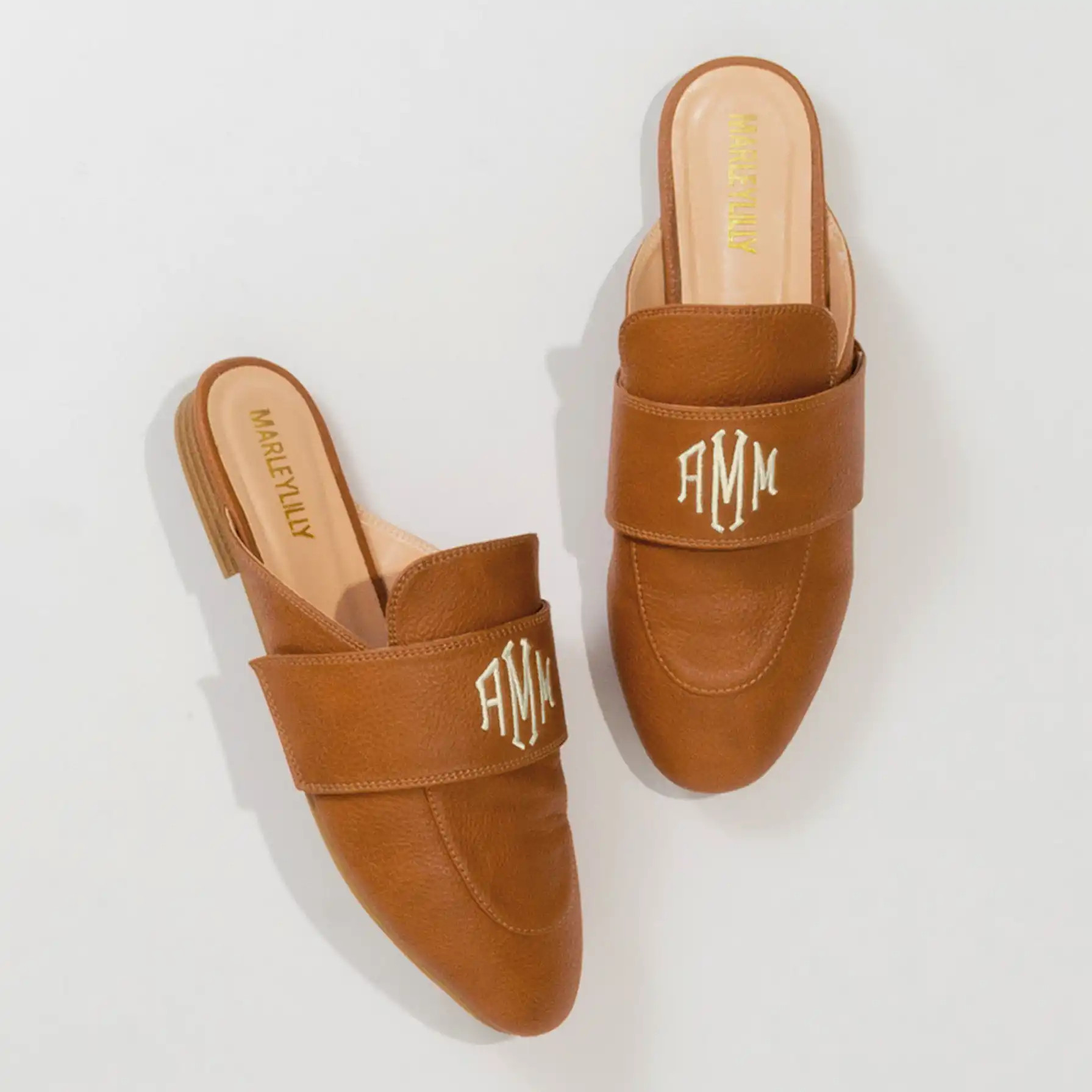 Monogrammed Slide on Loafers | Marleylilly