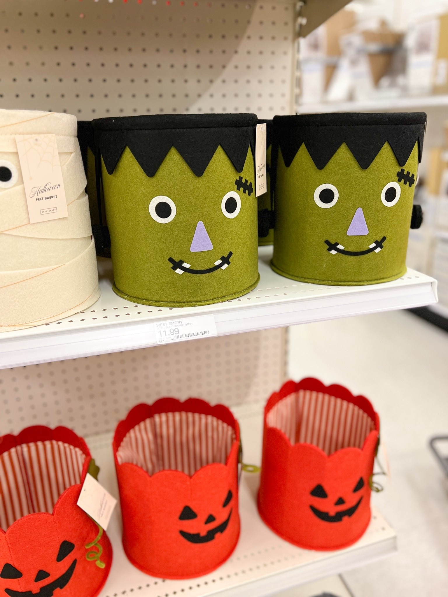 Felt Halloween baskets from Target 

Boo basket, Target finds, new arrivals

#LTKHome #LTKSeasonal