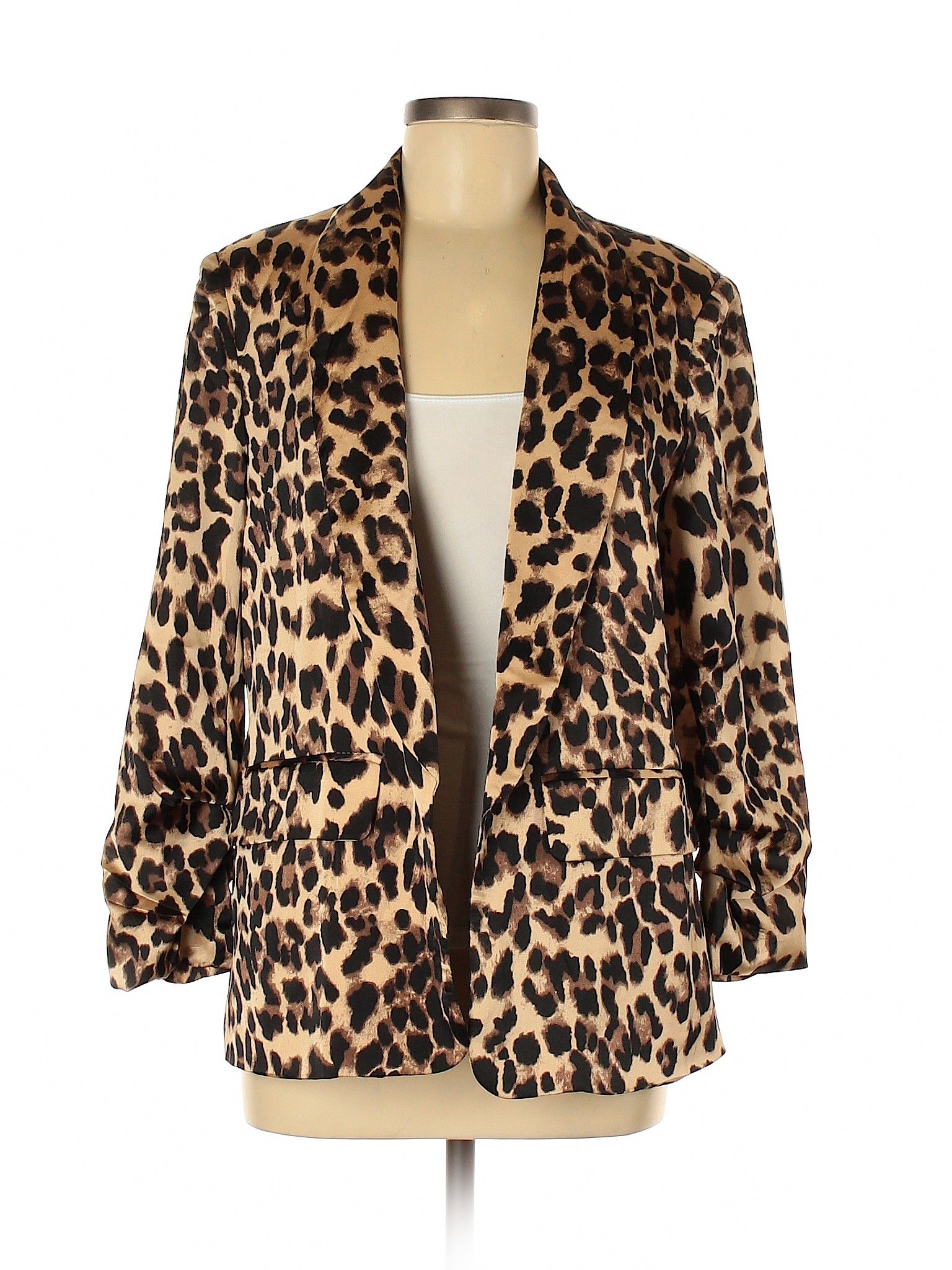 Shein Blazer Size 8: Brown Women's Jackets & Outerwear - 56552064 | thredUP