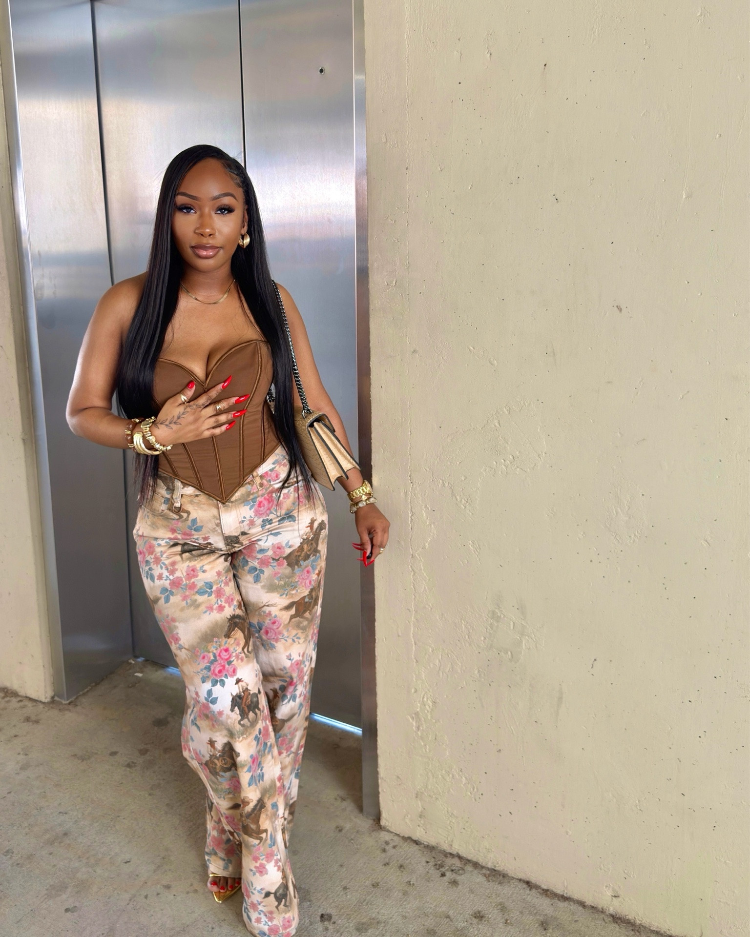 **Jeans: FN Rides & Roses Printed Wide Leg

#LTKgrwm #LTKootd #LTKPetite