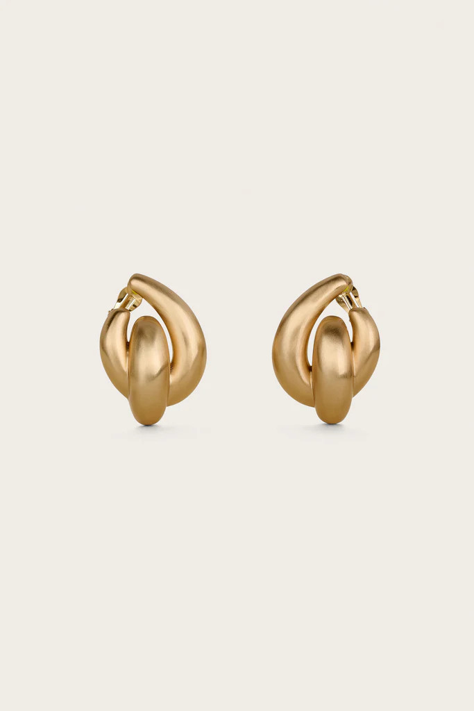 AUDRINA EARRING - BRUSHED BRASS | Cult Gaia - US