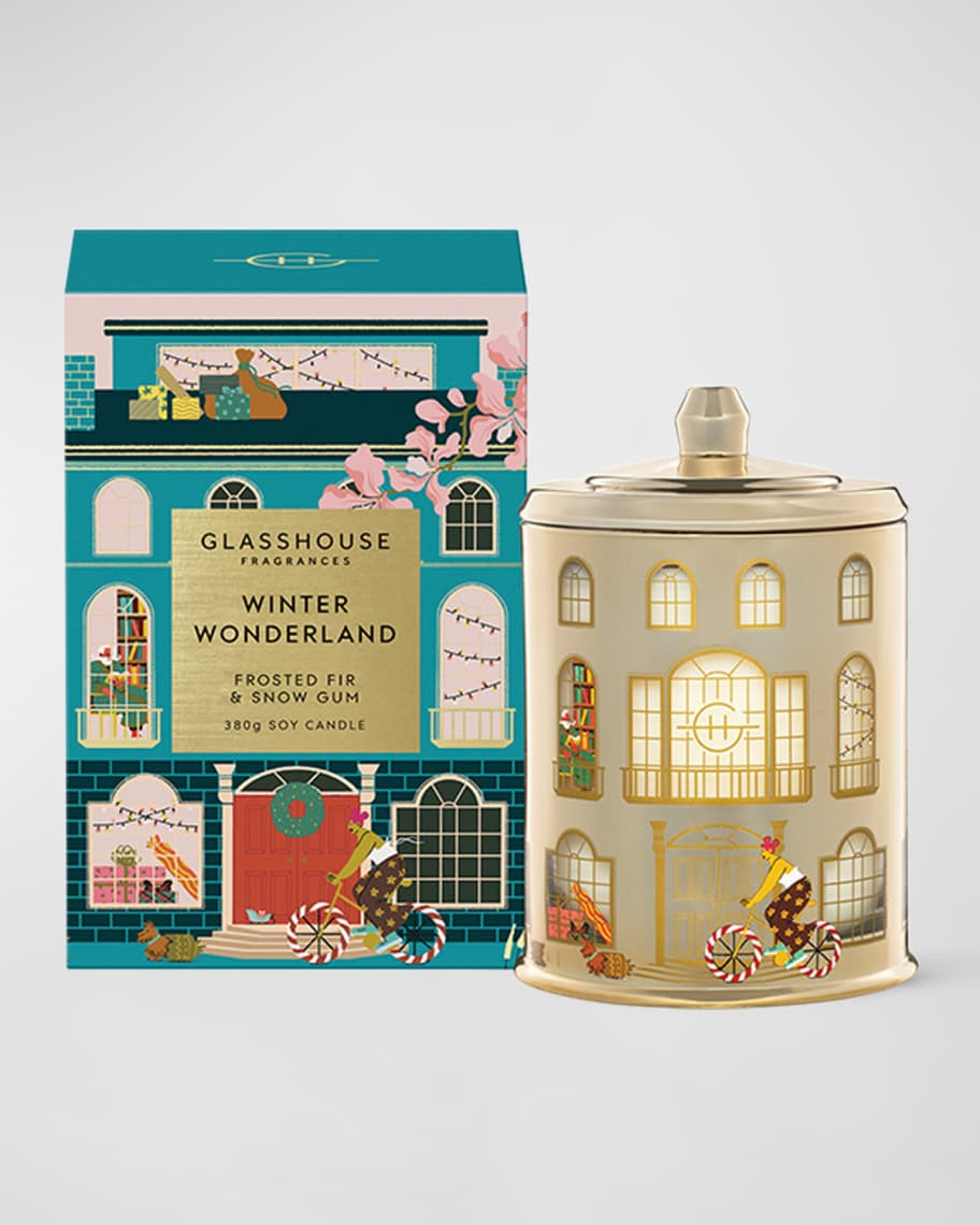 GLASSHOUSE FRAGRANCES Exclusive Winter Wonderland Candle, 380 g | Neiman Marcus