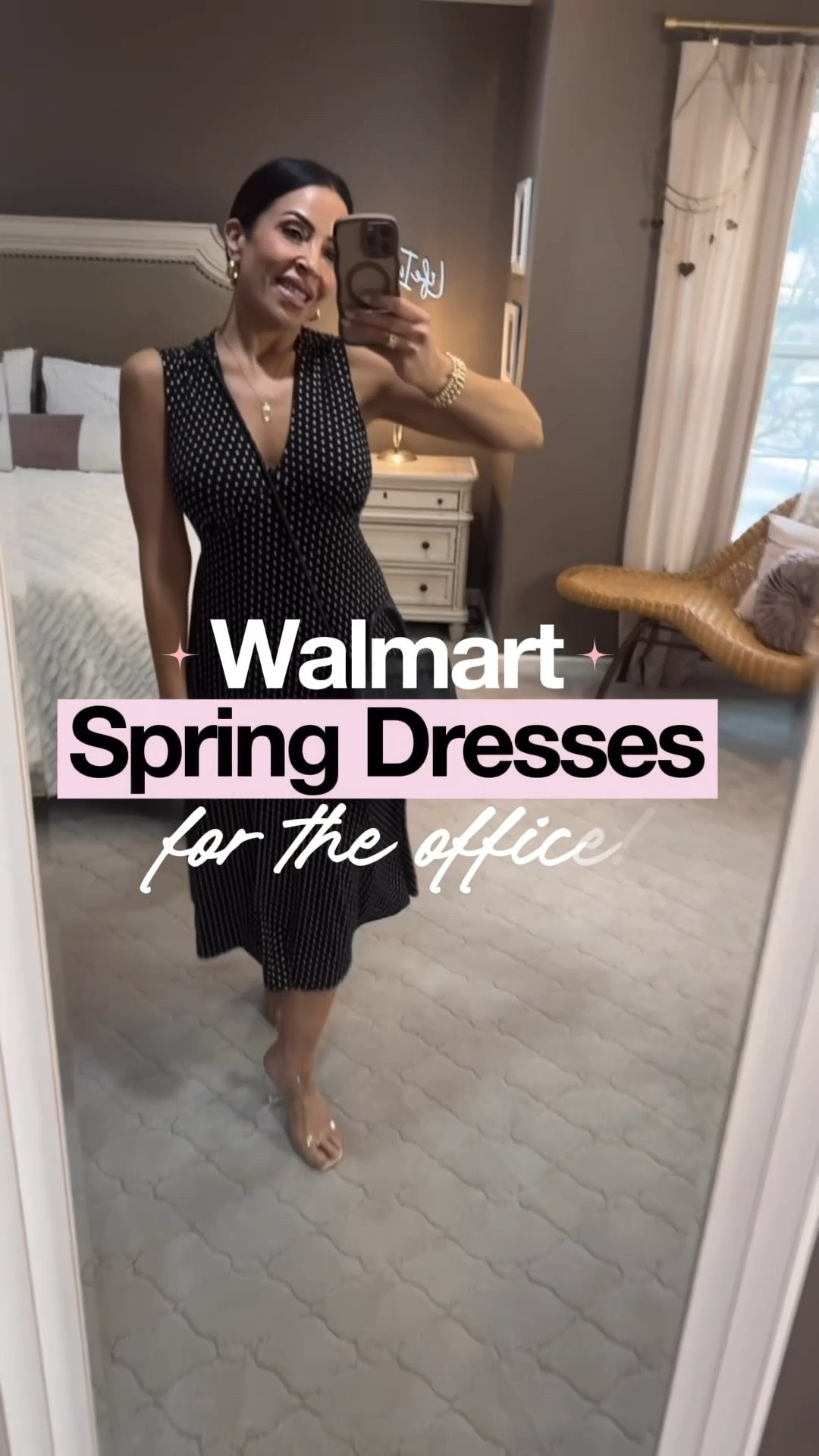 Spring Into Polka Dots! 🌸✨
New Walmart arrivals have officially hit, and these black-and-white polka dot pieces are giving all the spring energy! 🤍🖤 Whether you're grabbing the midi for a lunch date or the mini for a casual day out, or both for the office, these styles are so easy to wear and look way more expensive than they are! 🤫✨
Which look are you loving?🌷👇