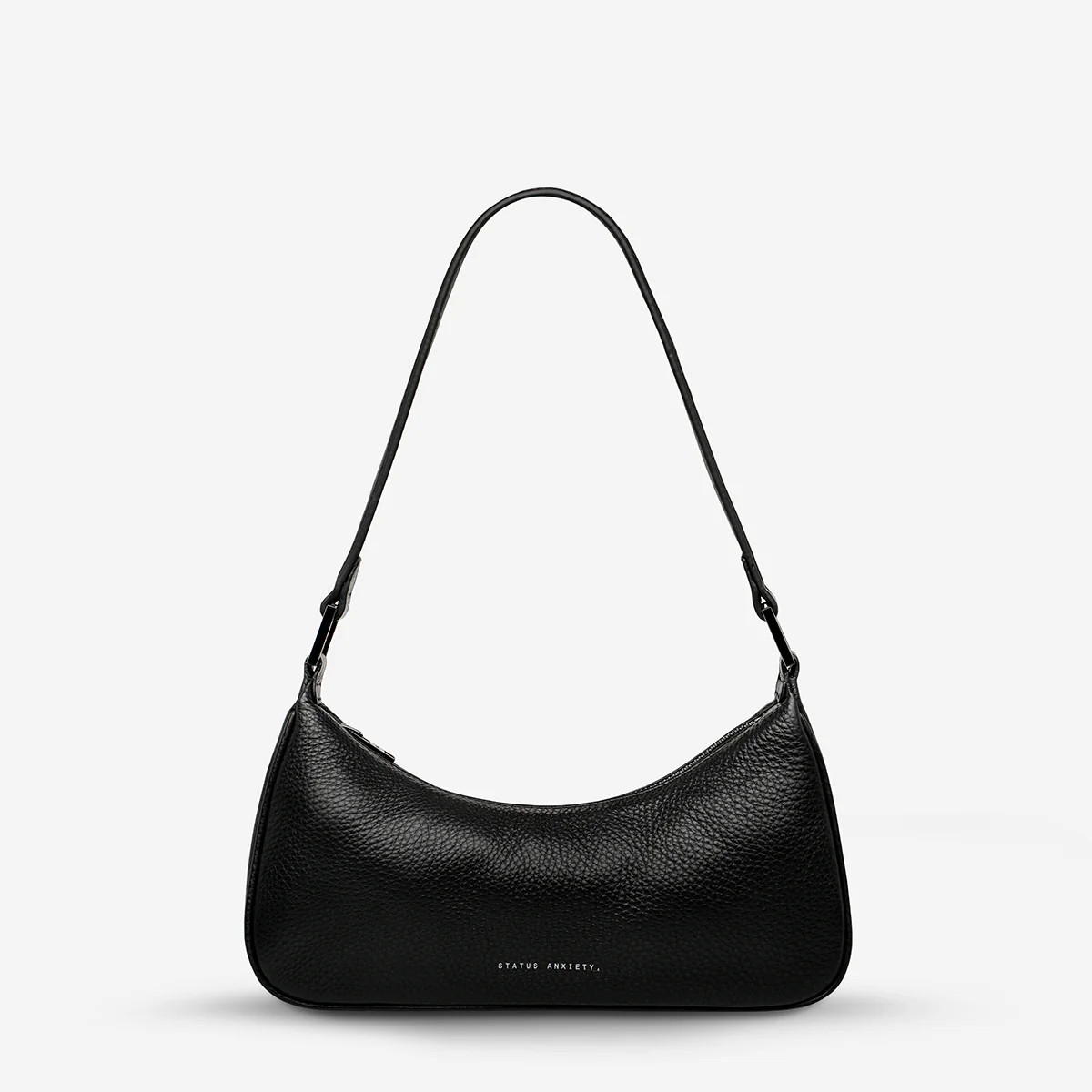 Not That Simple Women's Black Leather Bag | Status Anxiety® | Status Anxiety 