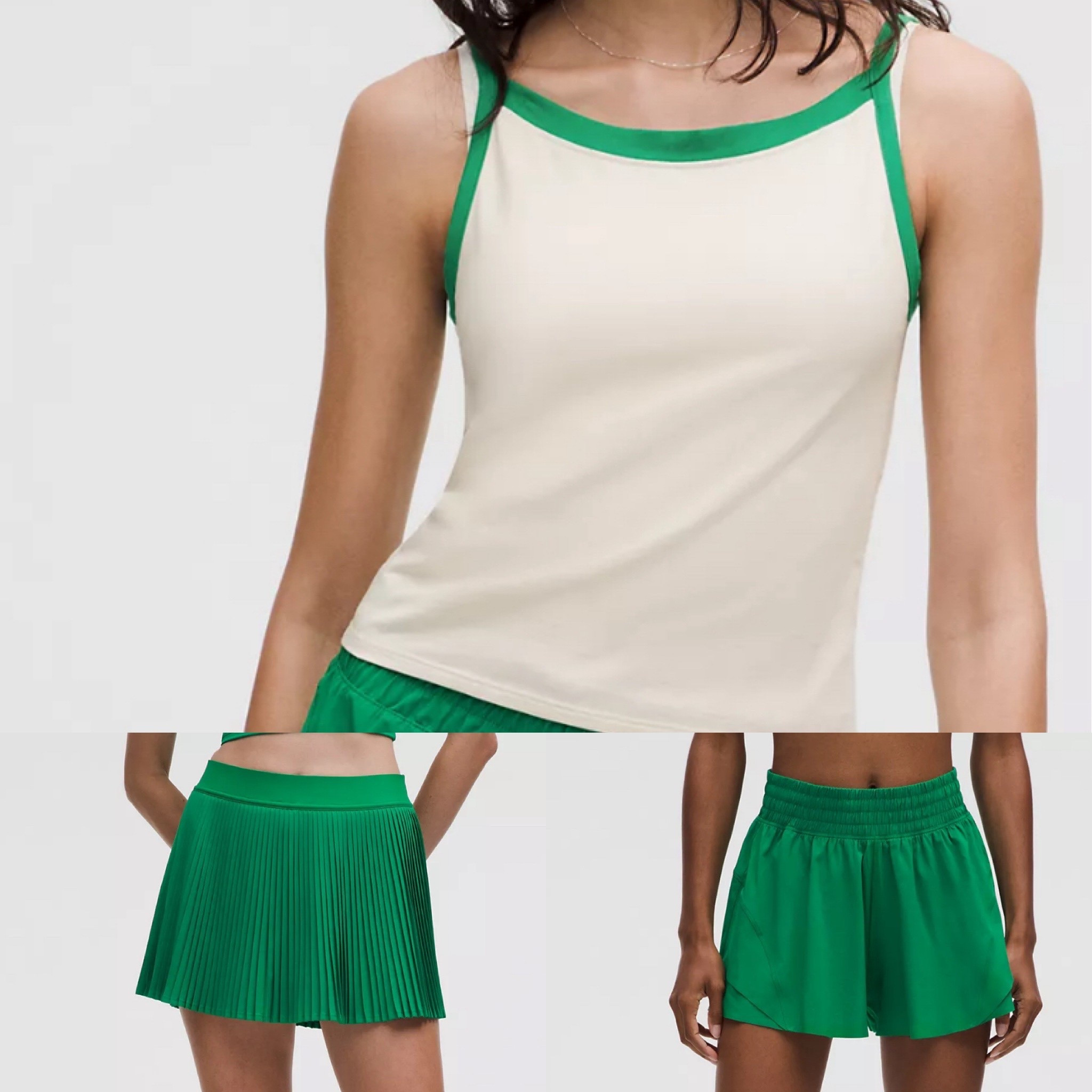 Cute green lulu tank and bottoms

#LTKActive #LTKSeasonal #LTKStyleTip