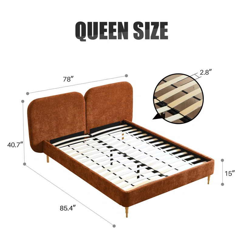 Willma Upholstered Platform Bed | Wayfair North America