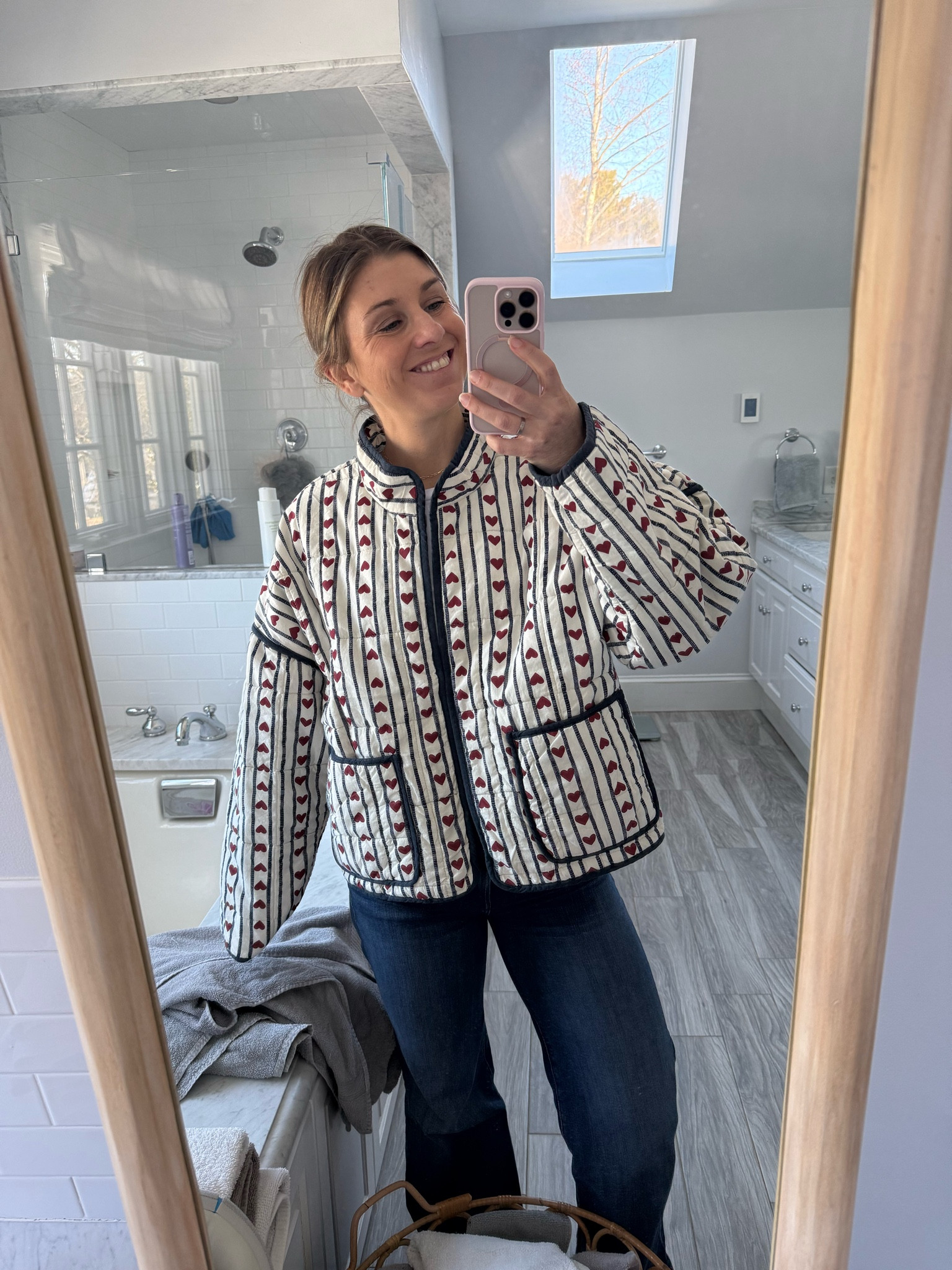 “I don’t dress for men… “ all the girlies love this jacket, my husband not so much lol. Happy Valentine’s Day! 