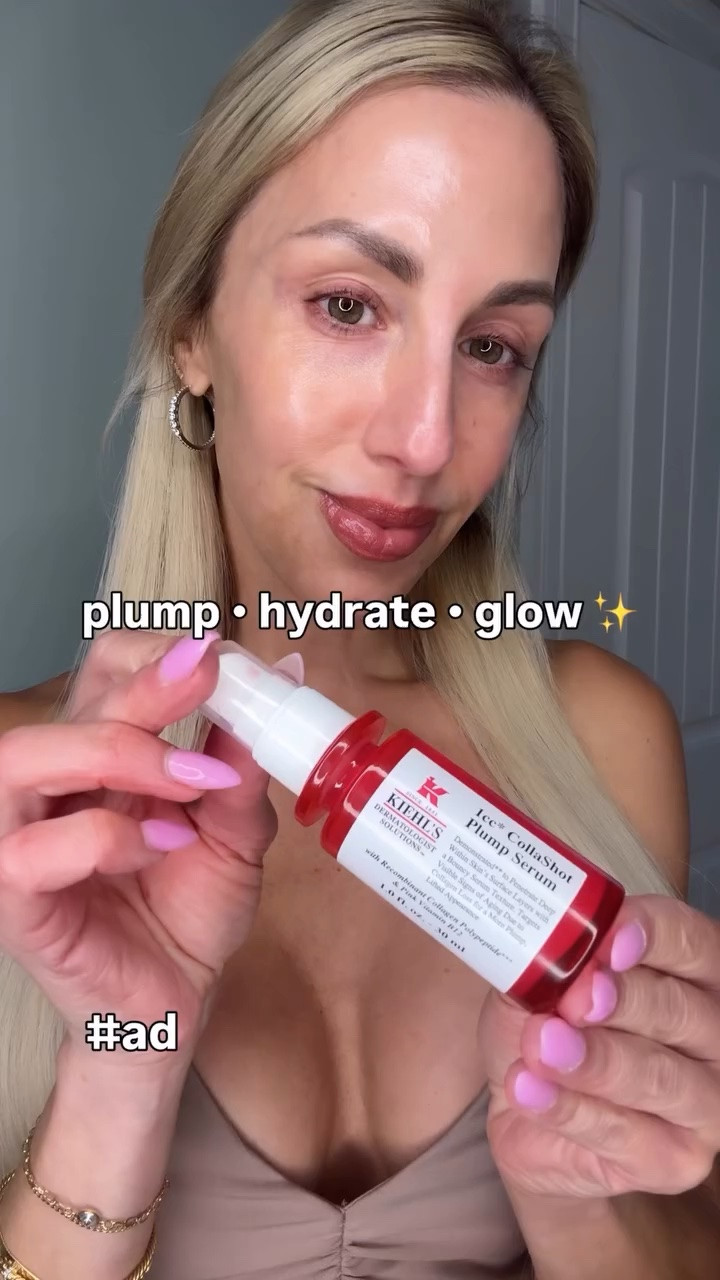 #ad 
Trying the new @kiehls 1cc CollaShot Plump Serum. I love the lightweight, bouncy feel. ✨

Shop it on my LTK — link in bio

#kiehls #collashot