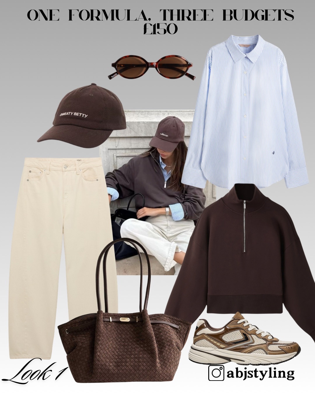 Easy sporty luxe on a budget. I love the mix of a striped shirt, chocolate half-zip and cream denim.

Styling tip: keep the base neutral, then let the brown tones do the work.

#LTKuk #LTKautumn #LTKeurope