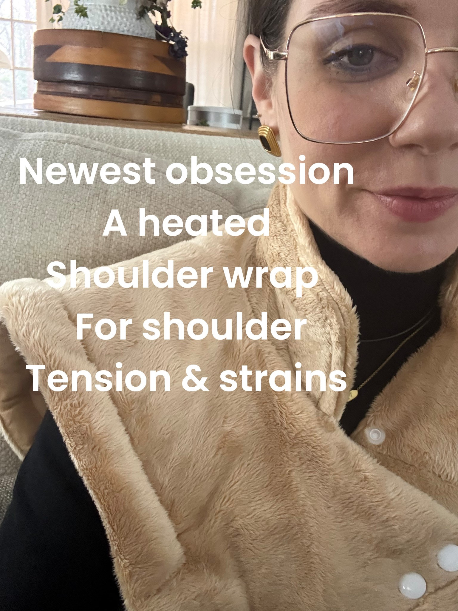 A must have; a heated shoulder wrap  I ran to buy mine from CVS but this one on Amazon has thousands of good reviews. 

#LTKOver40 #LTKselfcare #LTKfitnessgoals