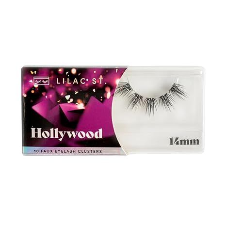 Lilac St - Hollywood Lashes - Full & Dramatic Look - Spiky & Wispy Lash Clusters - Reusable - Veg... | Amazon (US)