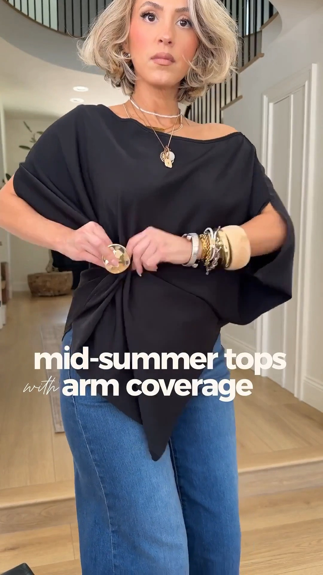 Mid-summer CHIC tops with ARM COVERAGE 😍💋

Wearing small in everything!

#LTKgrwm #LTKootd #LTKU