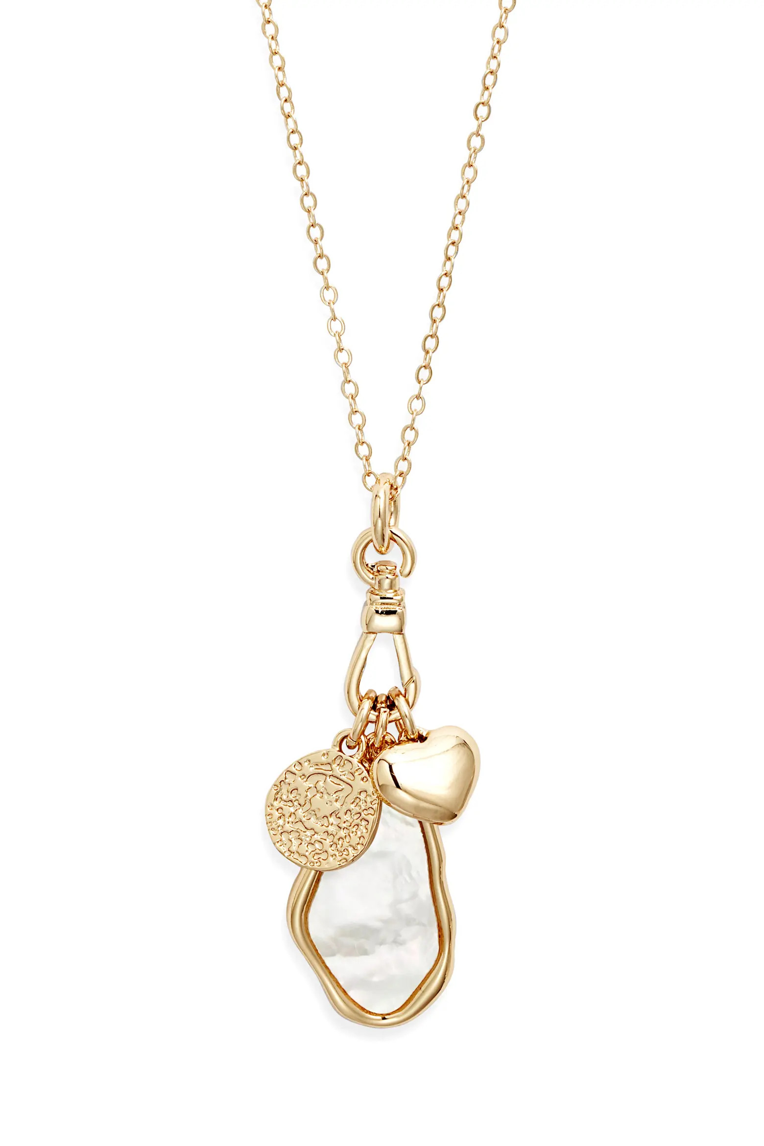 Nordstrom Collected Mother-of-Pearl Charm Necklace (Women) | Nordstrom | Nordstrom