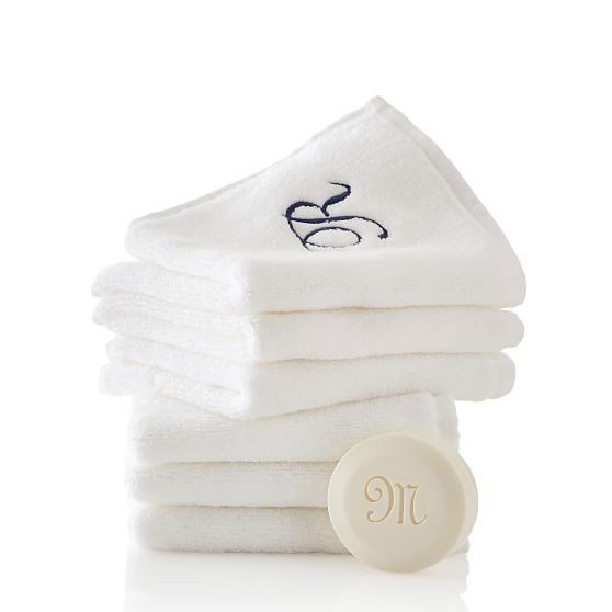 Turkish Hydro Cotton Washcloths, Set of 6 | Mark and Graham