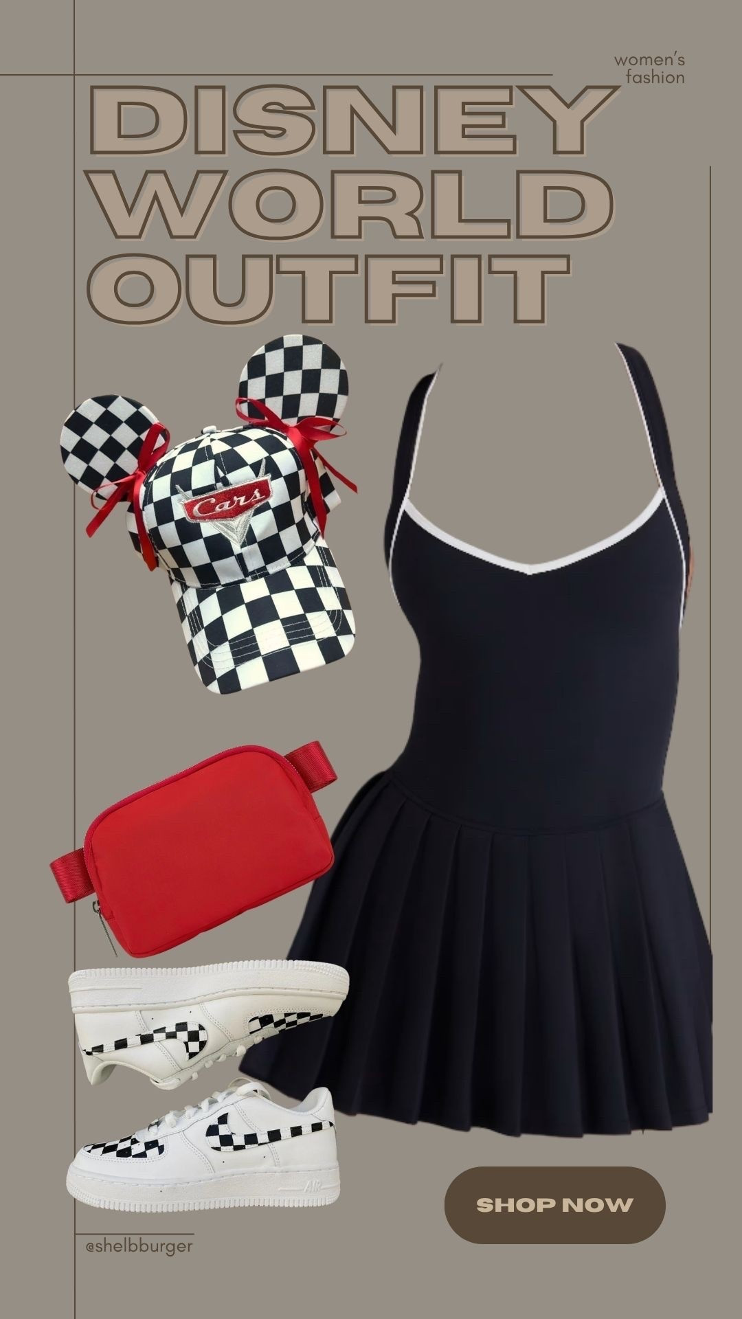Disney World sport mom Cars outfit for family vacation

#LTKmomlife #LTKTravel