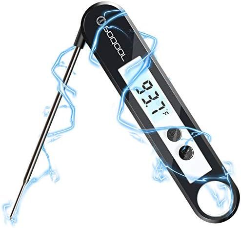 Meat Thermometer, Candy and Food Thermometer for Cooking, SOQOOL Digital Instant Read Meat Thermo... | Amazon (US)