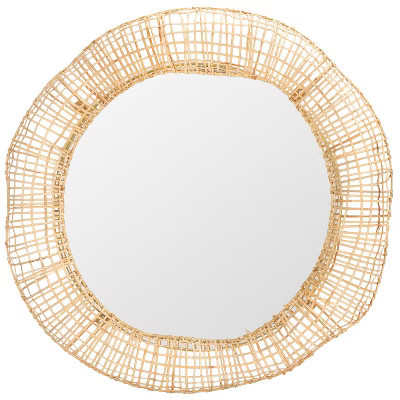 Alia Mirror - 24" x 24" - MRR4001 - Natural - Safavieh | Target