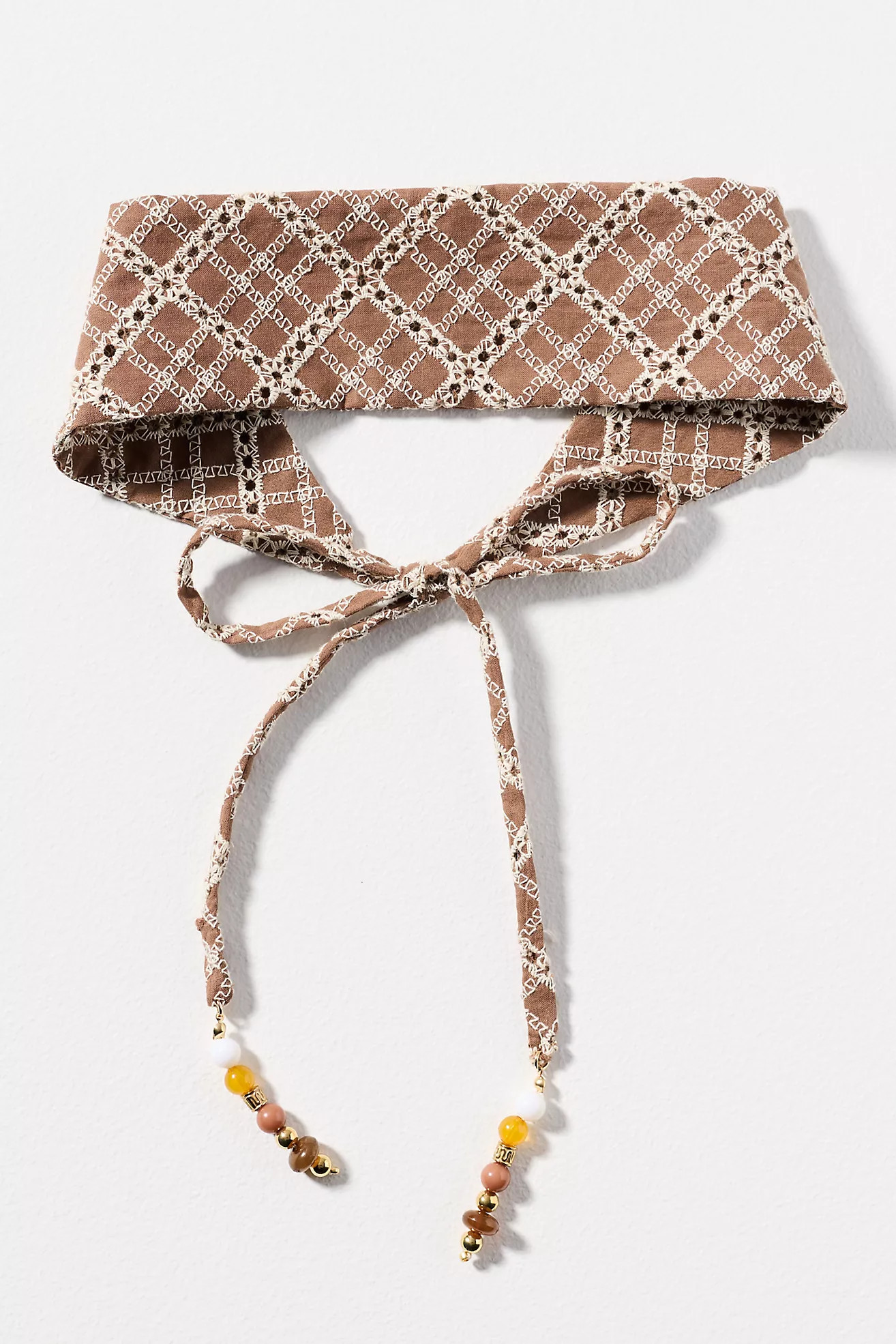 Beaded Crochet Headscarf | Anthropologie (UK)