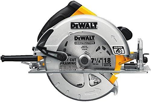 DEWALT 7-1/4-Inch Circular Saw with Electric Brake, 15-Amp (DWE575SB) | Amazon (US)