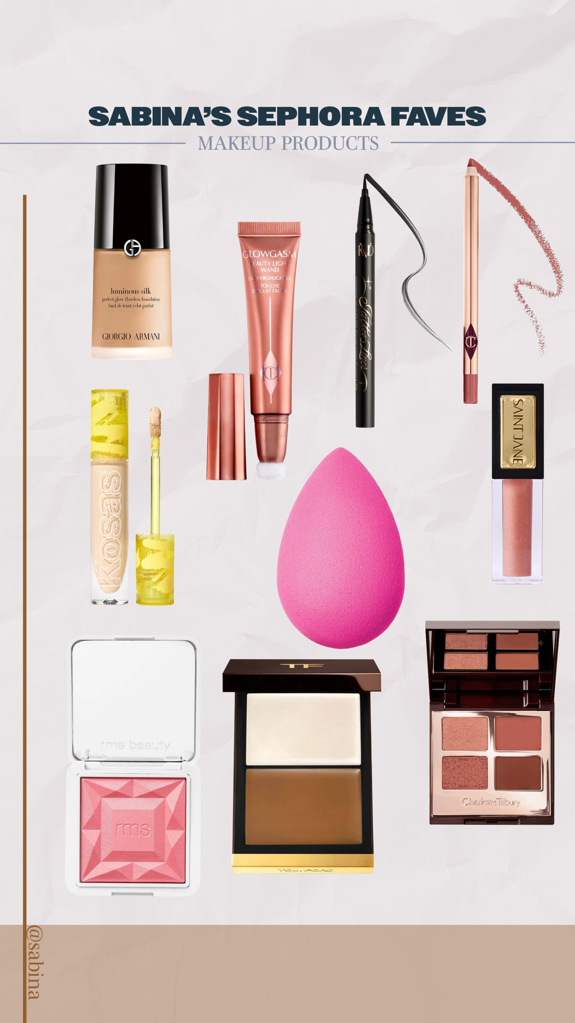 My top 10 must have makeup products from the Sephora Savings Event #sephorasale #makeup #foundation #charlottetilbury #concealer  

#LTKbeauty #LTKsalealert #LTKBeautySale