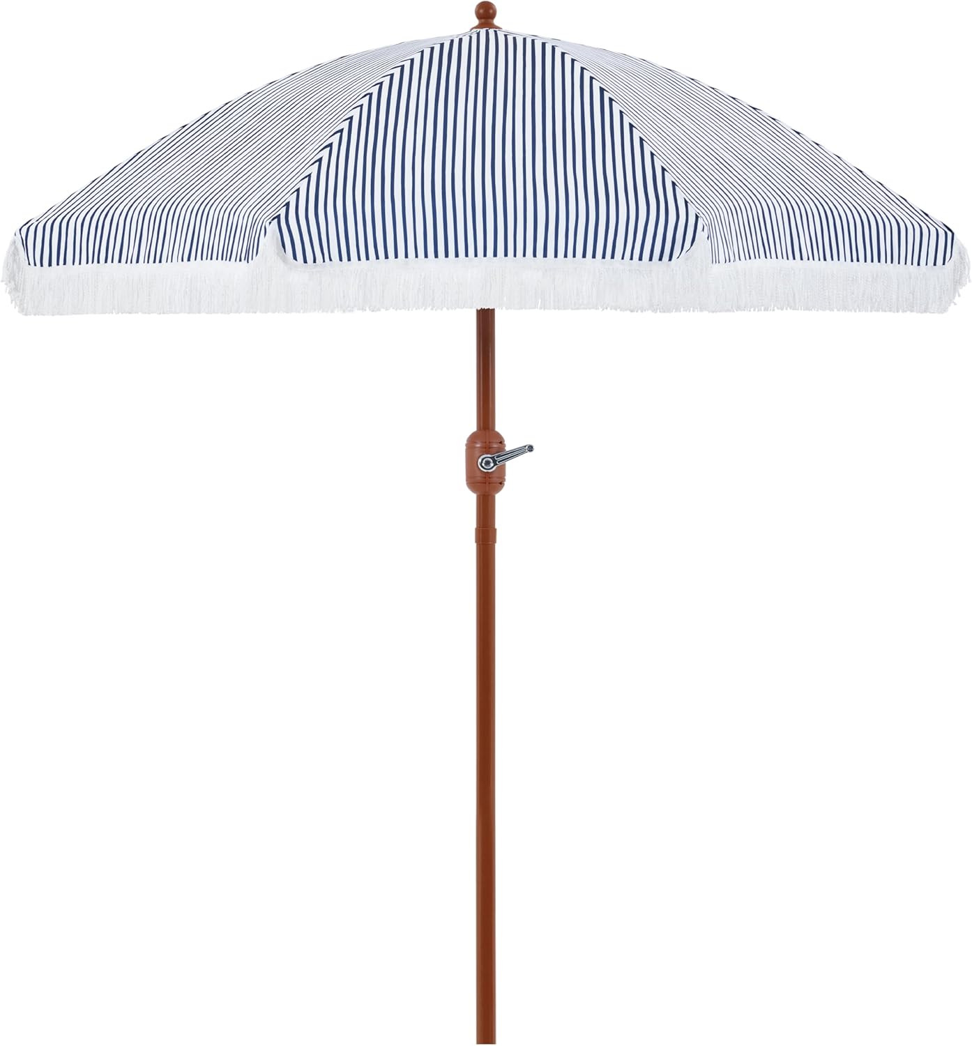 Yaheetech 7.5ft Patio Umbrella with Tassels, Fringe Portable Beach Umbrella, Umbrella Outdoor Pat... | Amazon (US)