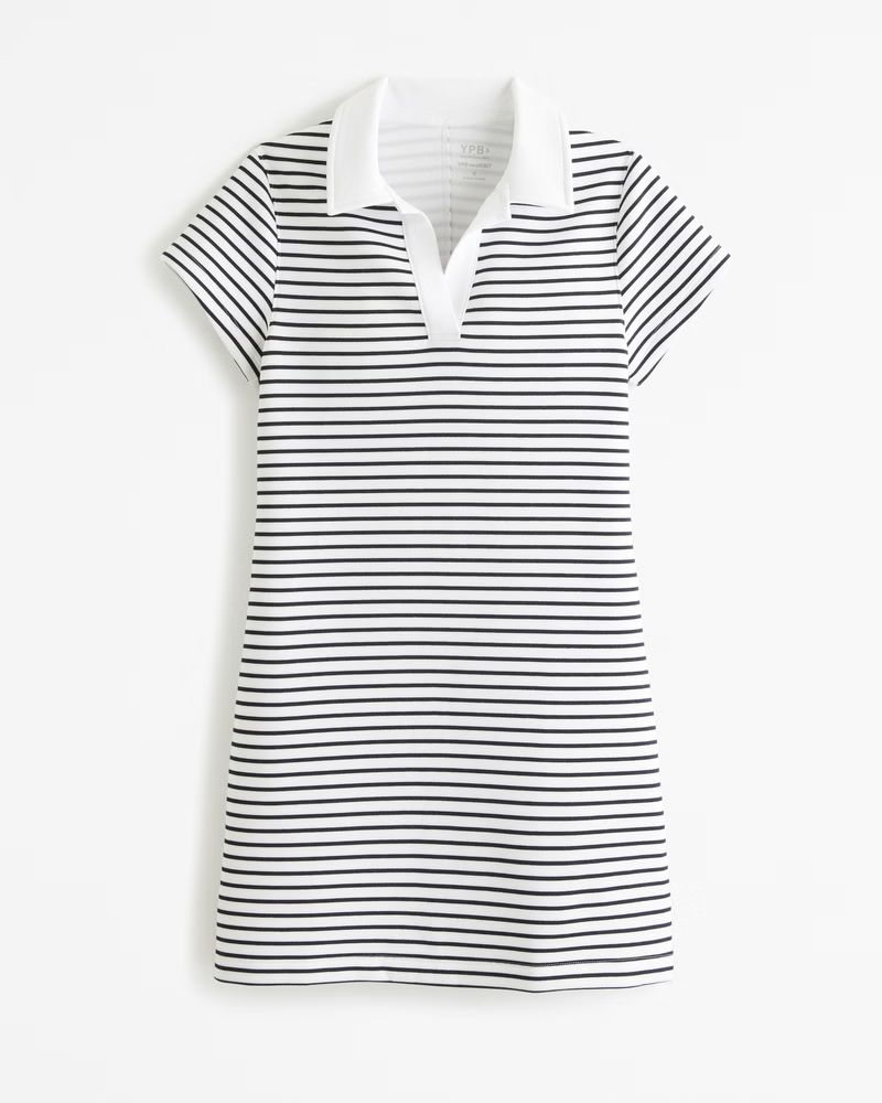 YPB neoKNIT Unlined Polo Mini Dress | Abercrombie & Fitch (US)