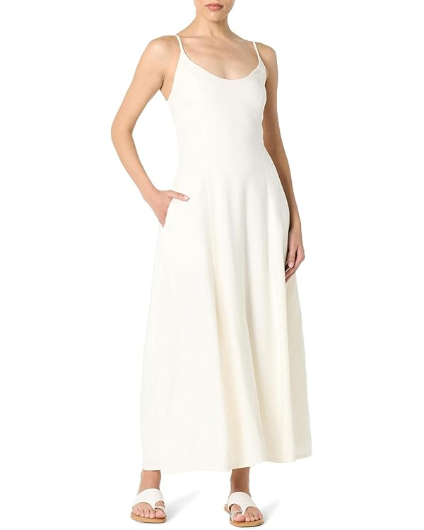 The Drop Women's Luna Scoop Neck Linen Maxi Dress | Amazon (US)