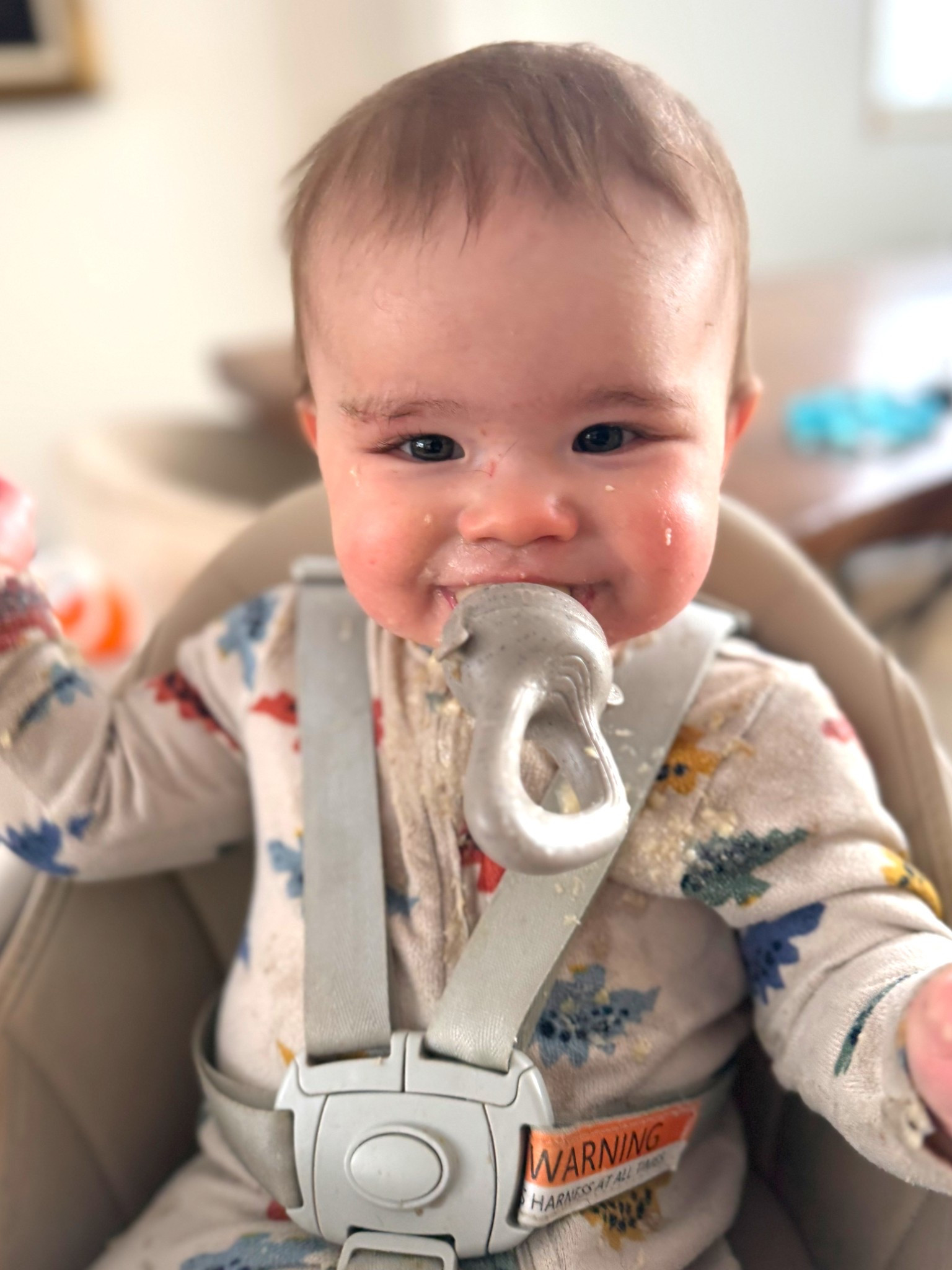 Starting solids is MESSY😅😂

#LTKfamily #LTKcanada #LTKbaby