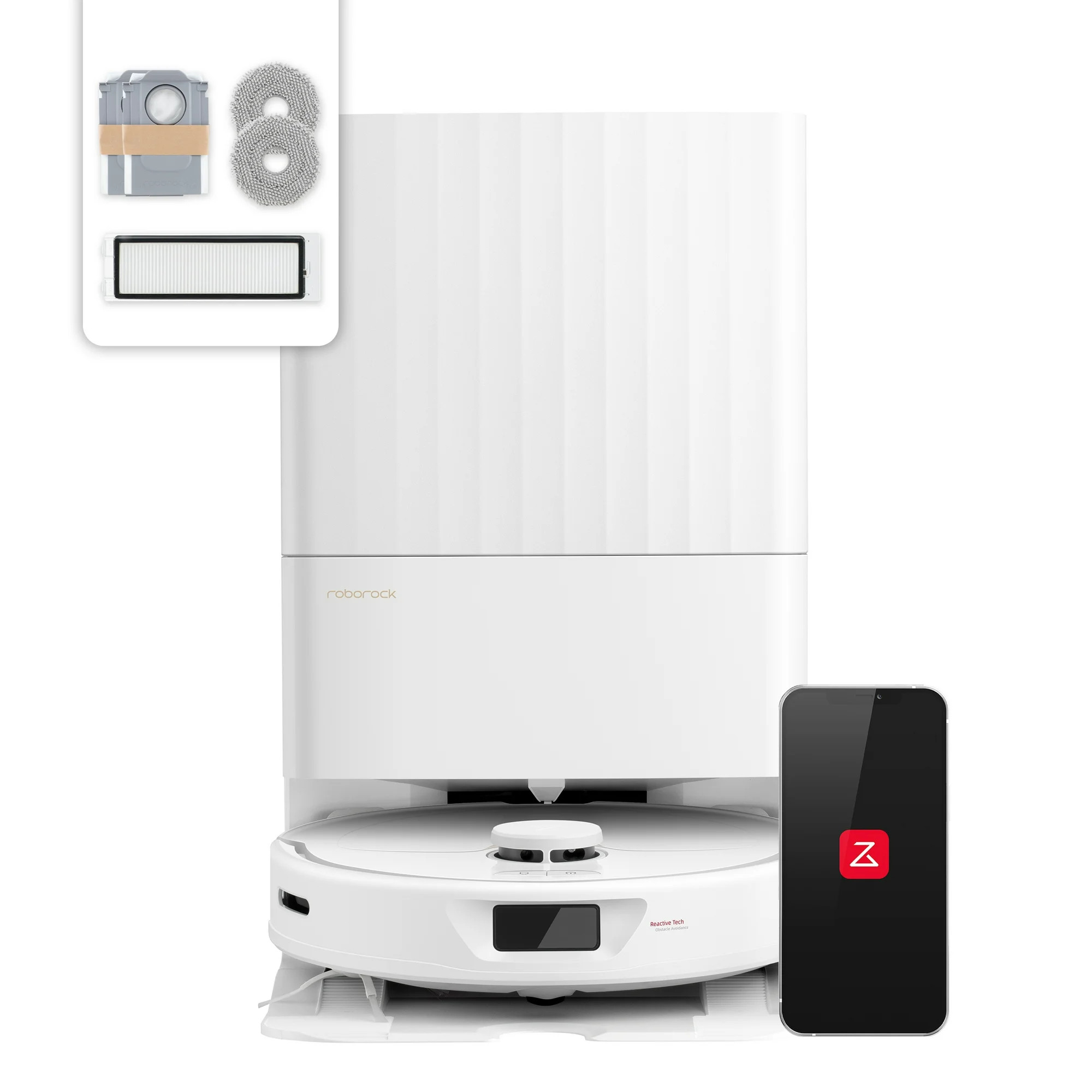 Roborock® Q Revo Robot Vacuum and Mop with Self-Emptying, Self-Drying, 5,500Pa Suction, Obstacle... | Walmart (US)