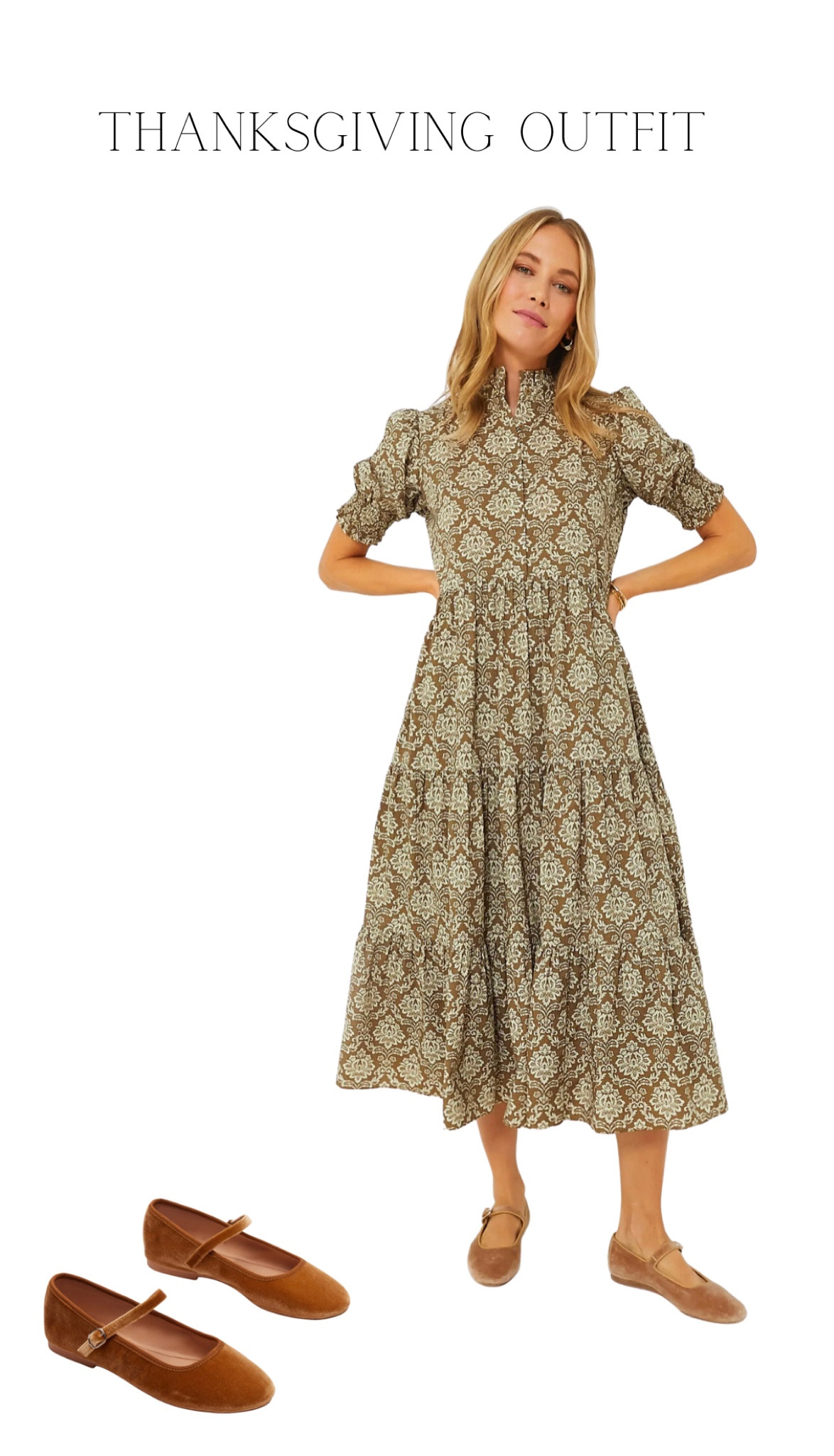 Tuckernuck dress restock alert!!! - thanksgiving outfit - Mary janes - ballet flats - tuckernuck 

#LTKstyletip #LTKSeasonal #LTKHoliday