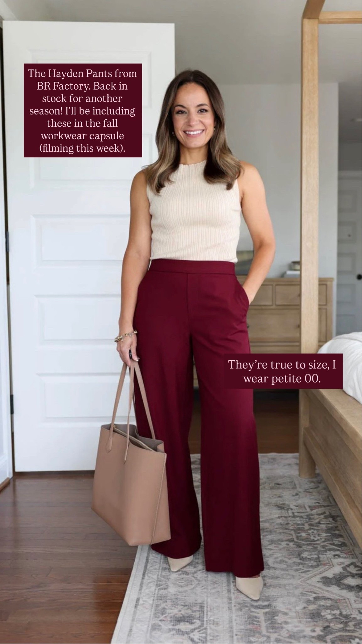 Top sellers of the week! 

The Hayden Pants from BR Factory have been restocked for another season. I’ll be including these in the workwear capsule as well 

Pants: petite xxs/00 
Top: xs

#LTKPetite #LTKWorkwear