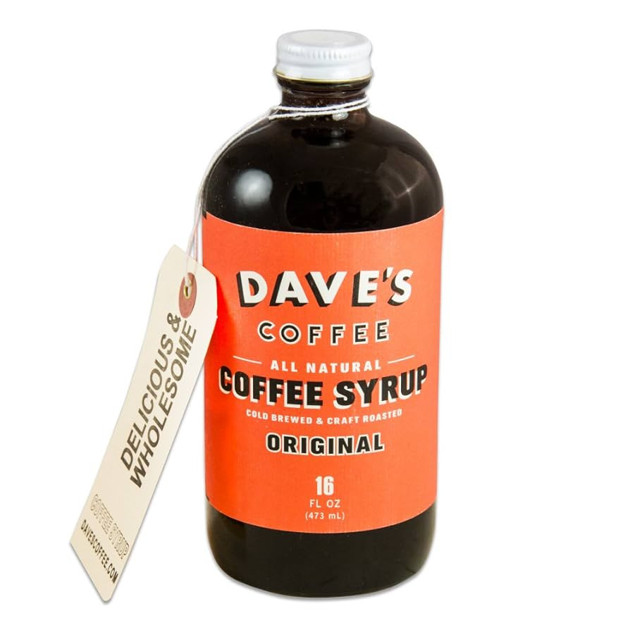 Dave's 16 Oz Original All Natural Cold Brewed Coffee Syrup Two Pack | Amazon (US)