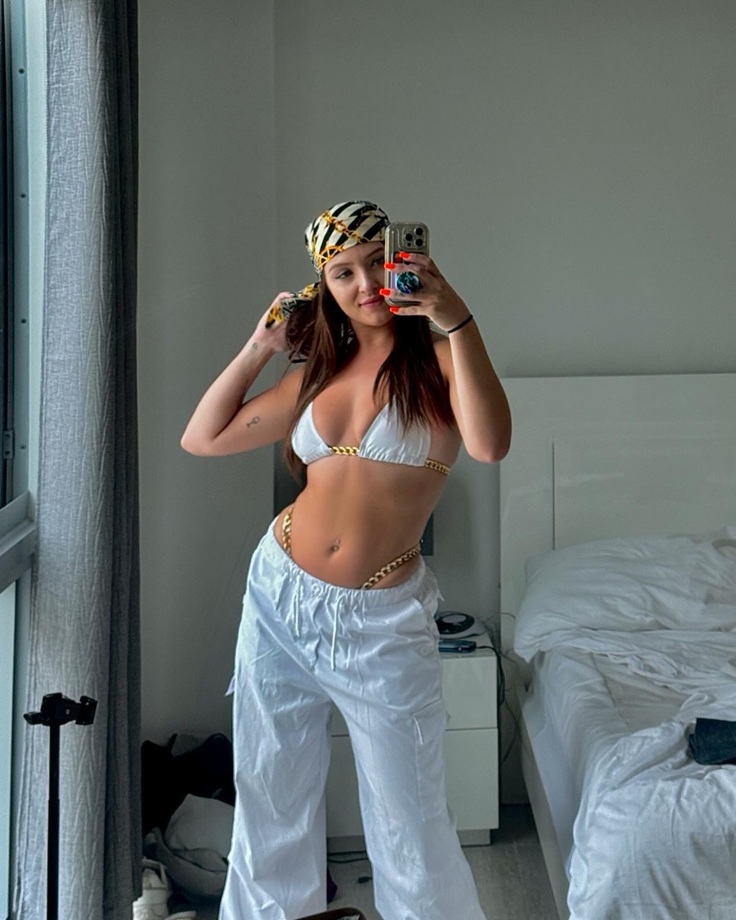 MMW MIAMI MUSIC WEEK POOL PARTY OUTFIT TWO - somehow this helped me survive the flood of rain there. Bandana is a dupe - the real one is called “what’s your status head scarf” from fashion nova. Bikini also from FN.

#LTKtravel #LTKswim #LTKFestival