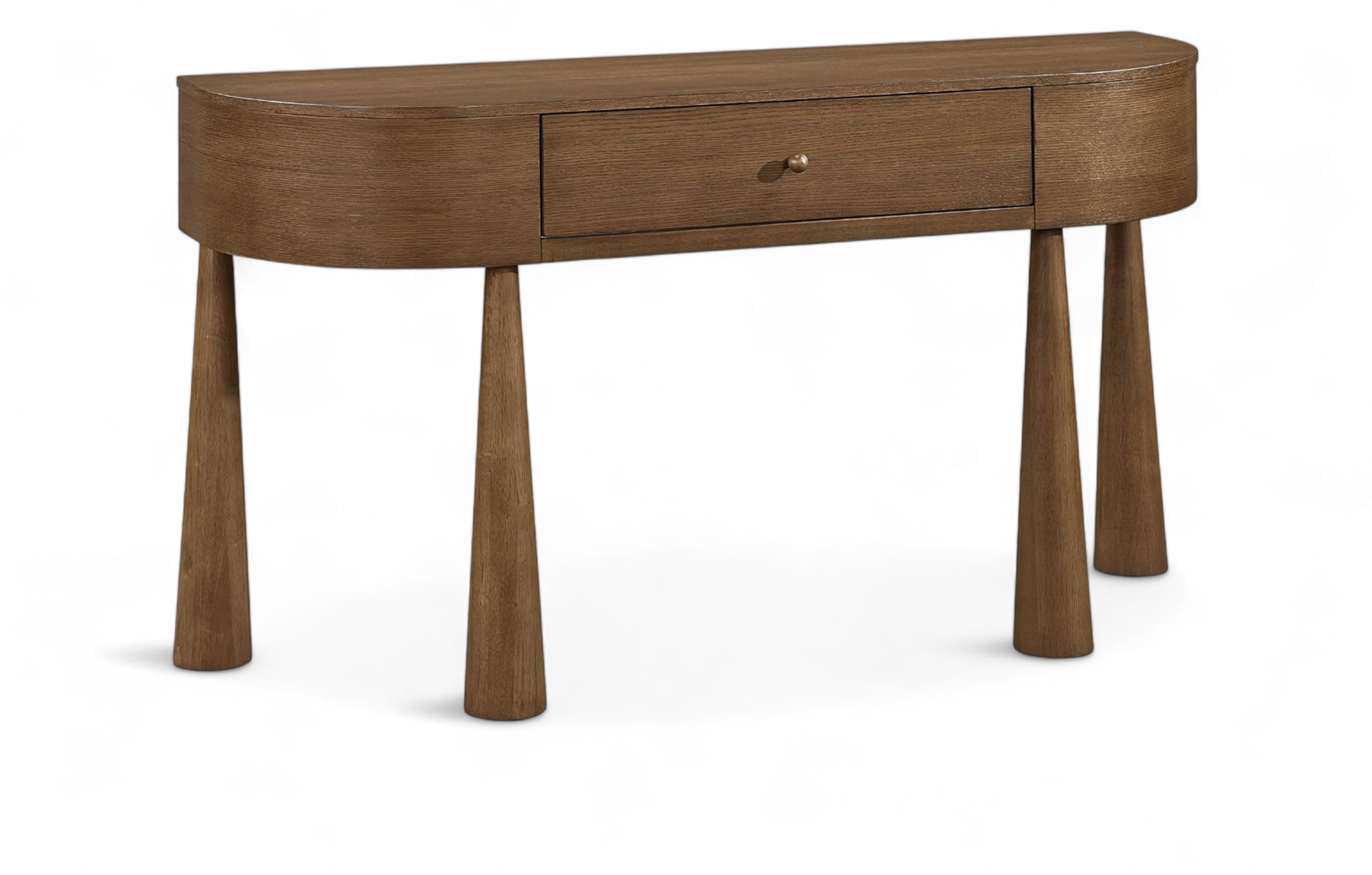 Meridian Furniture Oasis Brown Acacia Veneer and Solid Wood Console Table | Amazon (US)