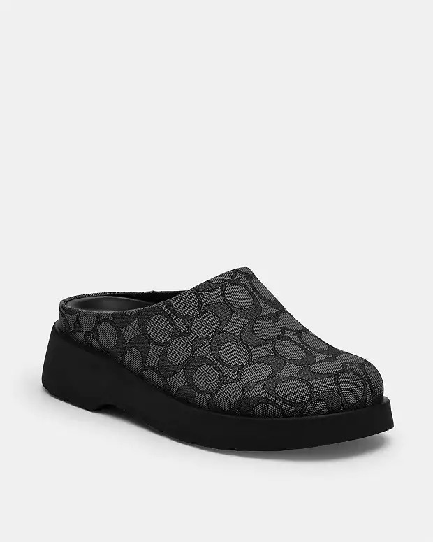 Link Mule In Signature Jacquard | Coach Outlet US