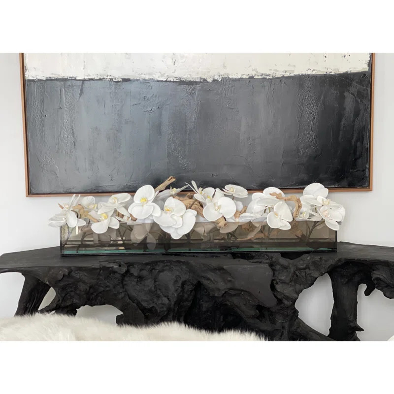 Orchid Stems in Planter | Wayfair North America