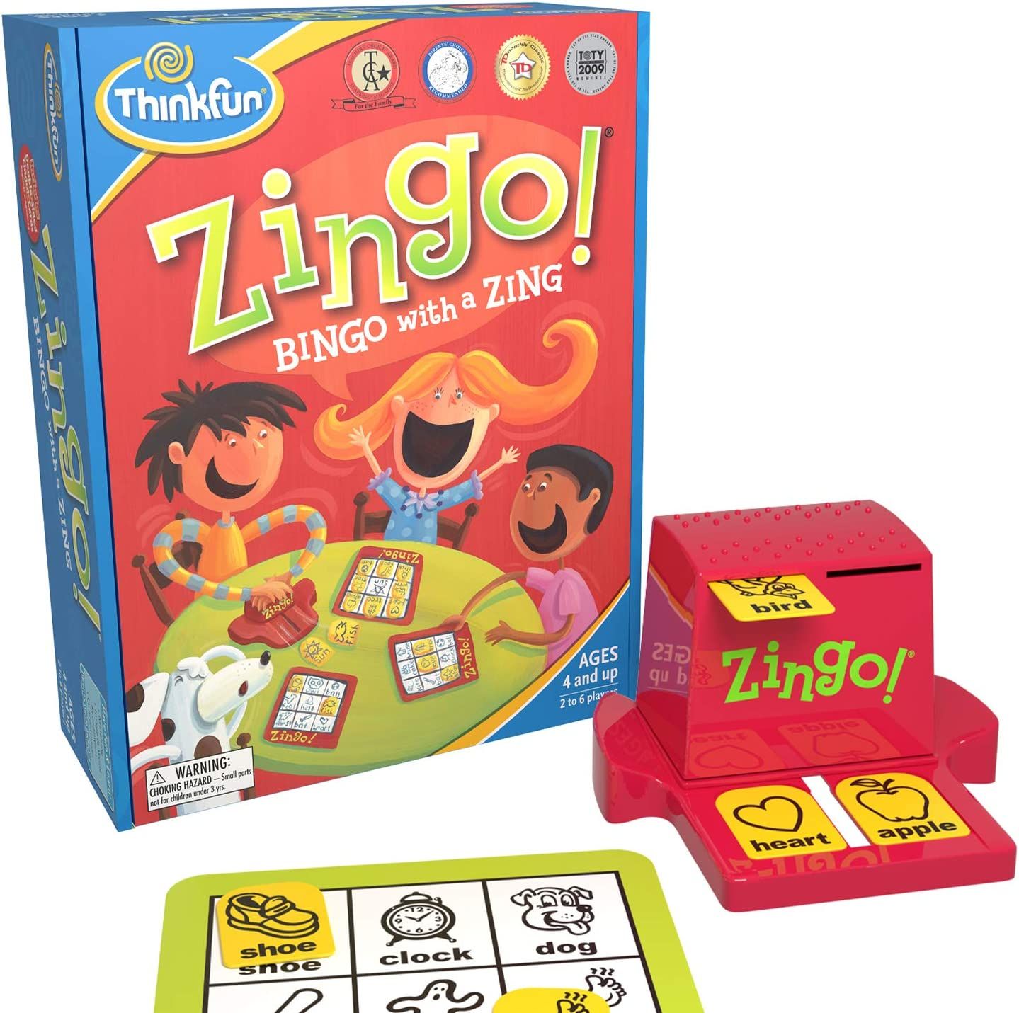 ThinkFun Zingo Bingo Award Winning Preschool Game for Pre/ Early Readers Age 4 and Up - One of th... | Amazon (US)