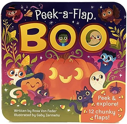 Amazon.com: Boo Halloween Lift-a-Flap Board Book Ages 0-4 (Peek-A-Flap): 9781680521894: Rosa Von ... | Amazon (US)