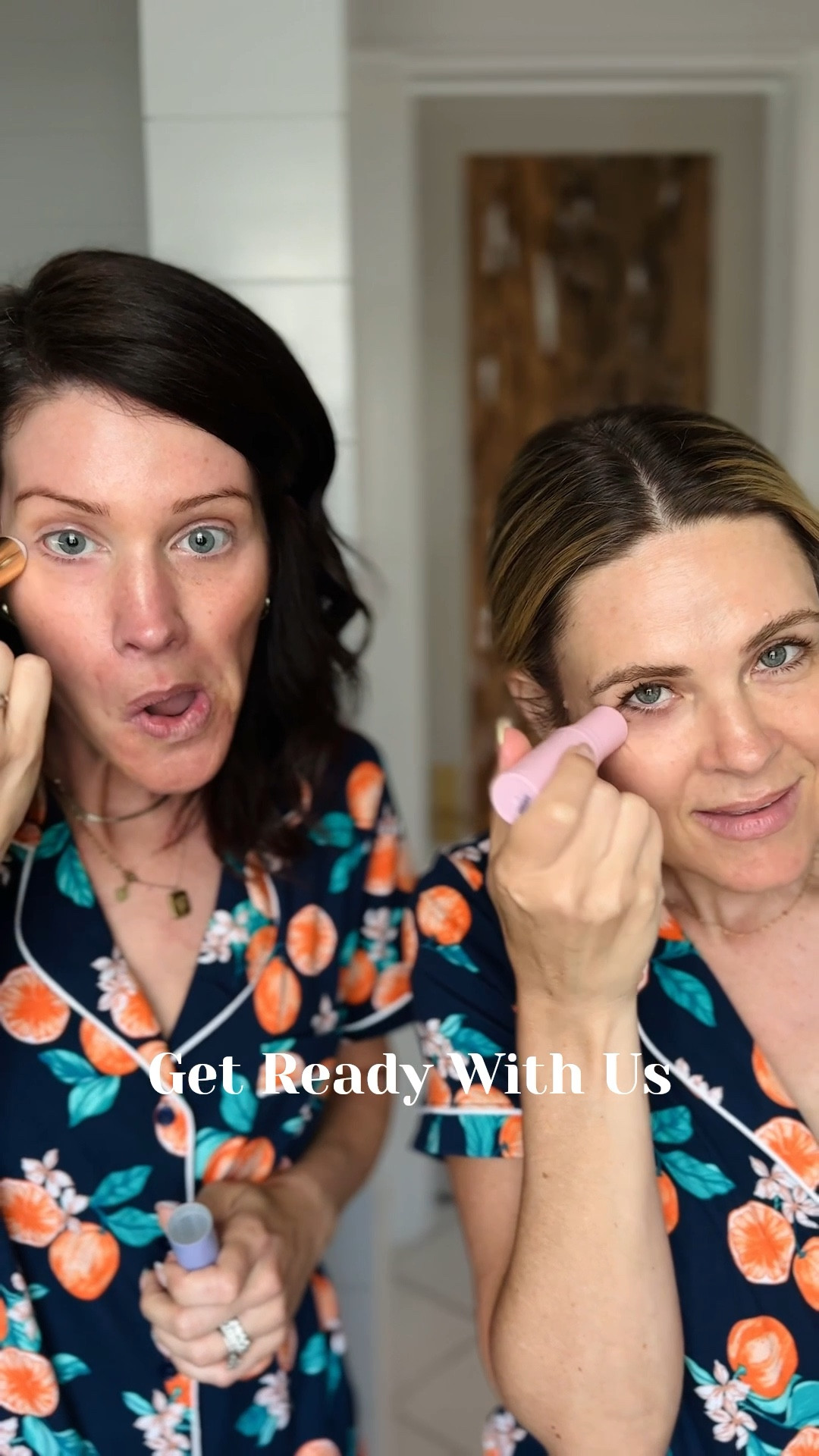 When you have your holy-grail routine but love to pick up new make up tips from your friends too. Loved that we did a lot of the same steps using different products. 

#LTKOver40 #LTKStyleTip #LTKBeauty
