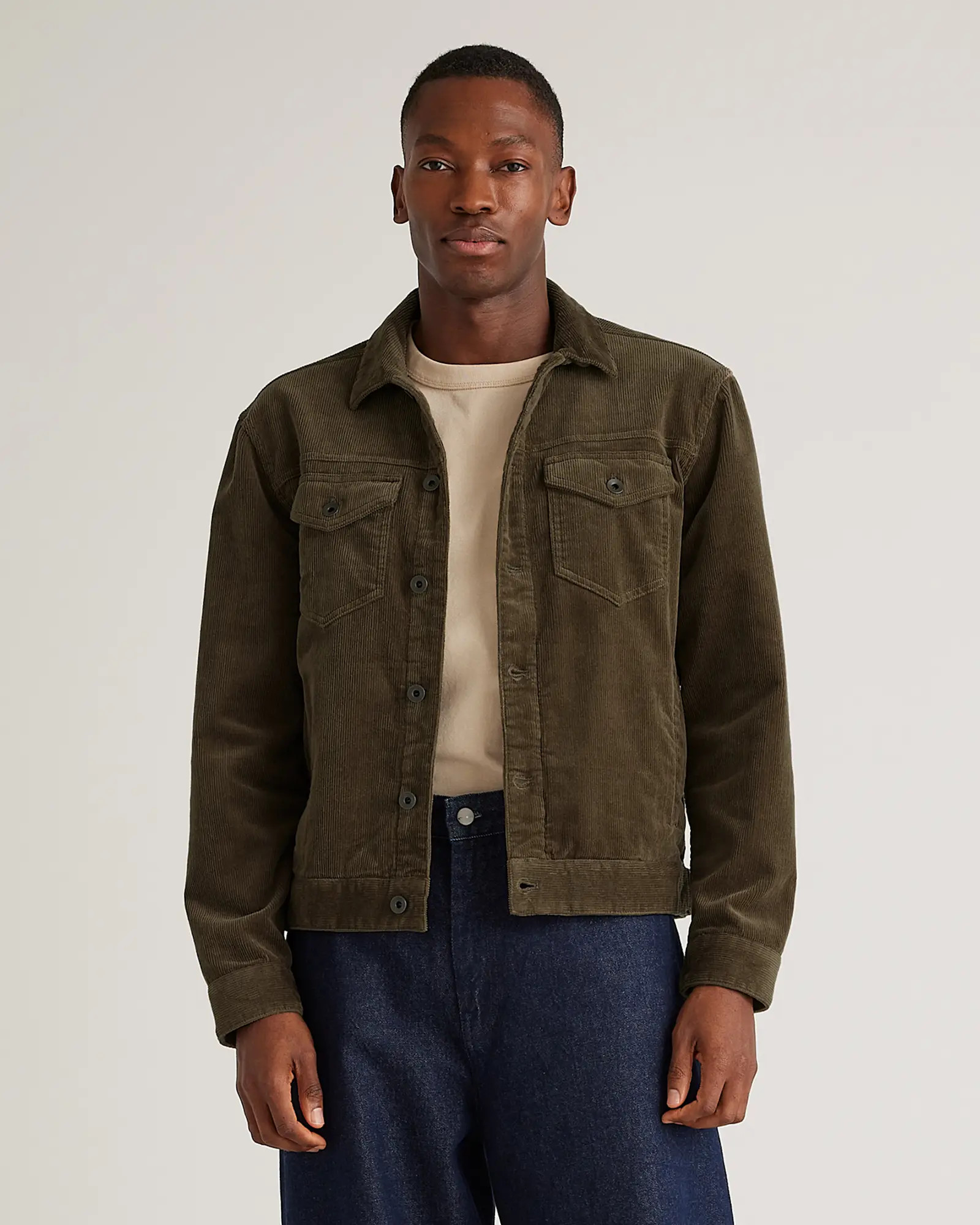 Organic Stretch Corduroy Trucker Jacket | Quince