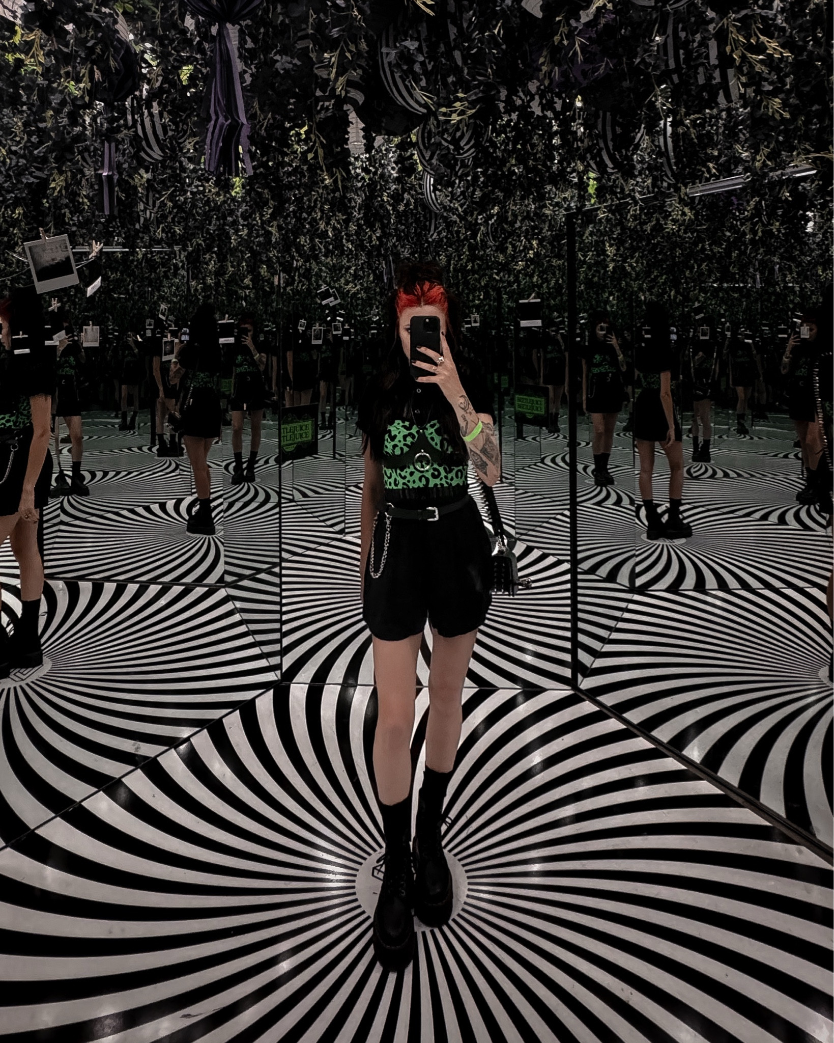 harness from baby turns blue 🖤 #altstyle #voguefashion 

#LTKShoeCrush #LTKStyleTip