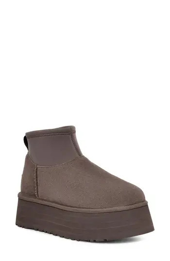 UGG® Classic Mini Dipper Platform Boot in Thnd at Nordstrom Rack, Size 10 | Nordstrom Rack
