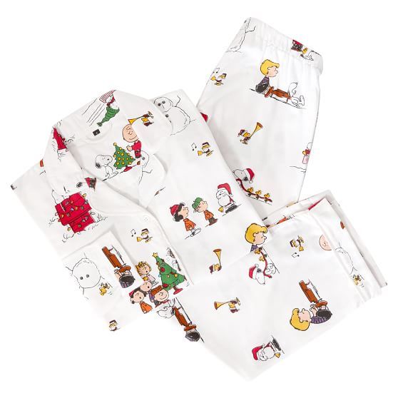 Peanuts® Flannel Pajama Set | Pottery Barn Teen