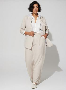 Studio Linen Blazer | Torrid (US & Canada)